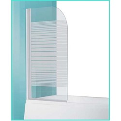 ROLTECHNIK SCREEN paravan za kadu 130X750 cm TRANSPARENT PRINT 1 SANITARIJE HR