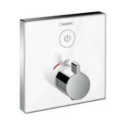 HANSGROHE SHOWERSELECT staklena završna maska za ter.mj.za 1 trošilo BIJELA CHROM 1 SANITARIJE HR