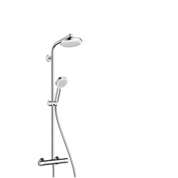 HANSGROHE CROMETTA 100 set,Crometta 160 1jet Showerpipe BIJELA-CHROM 1 SANITARIJE HR